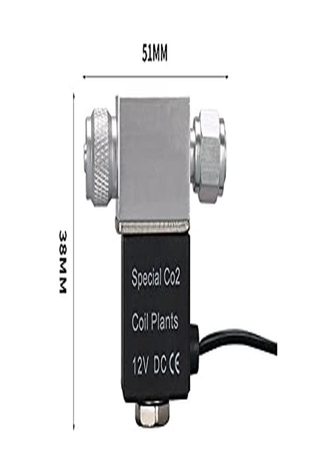 Vayinato Aquarium Co2 Regulators Single Head Solenoid Valve - Image 2